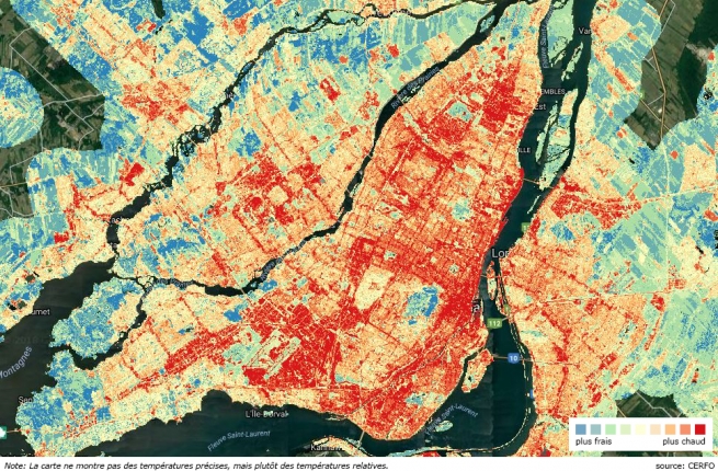 îlots de chaleur urbains